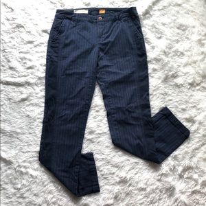 Anthropologie Pilcro Hyphen pinstripechinos sze 28